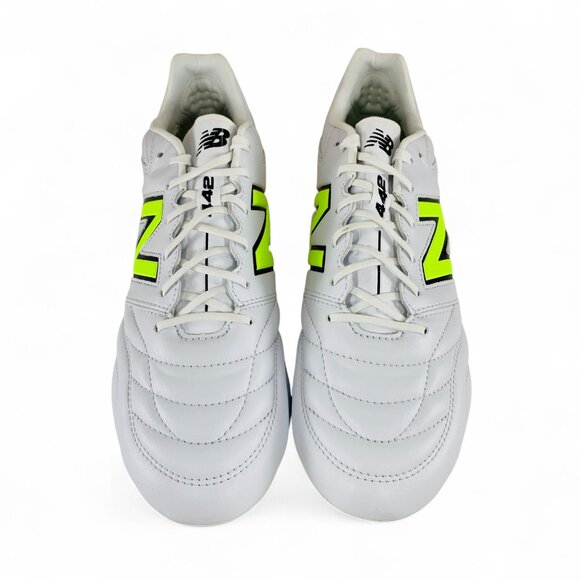 New Balance 442 Pro FG v2 Firm Ground White Men\'s Soccer Cleats MS41FMB2 main image 6